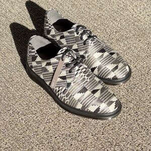 Dr. Martens Black and Gray Patterned Men's Shoes - new, never worn.